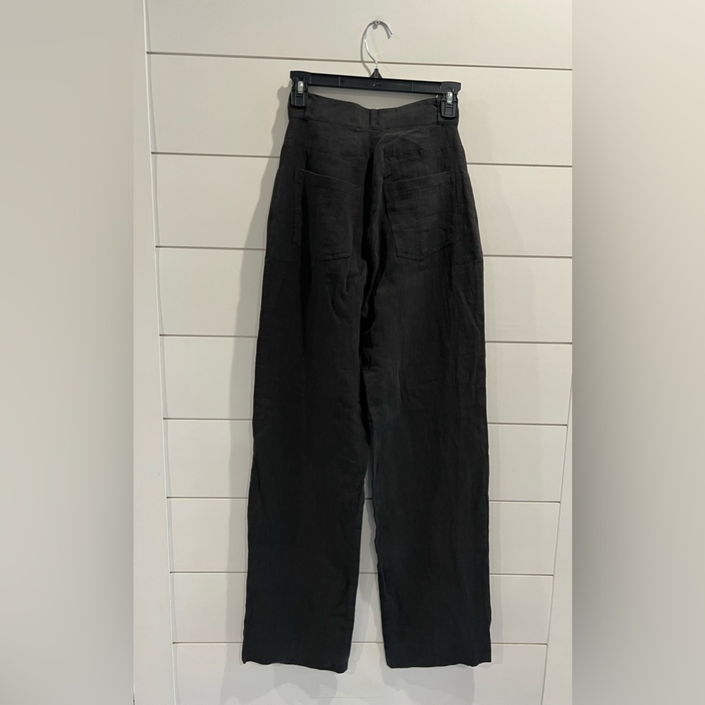 Natalie Rolt black linen Eddy pants - Picture 4 of 7